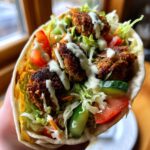 Easy Air Fryer Falafel Wraps