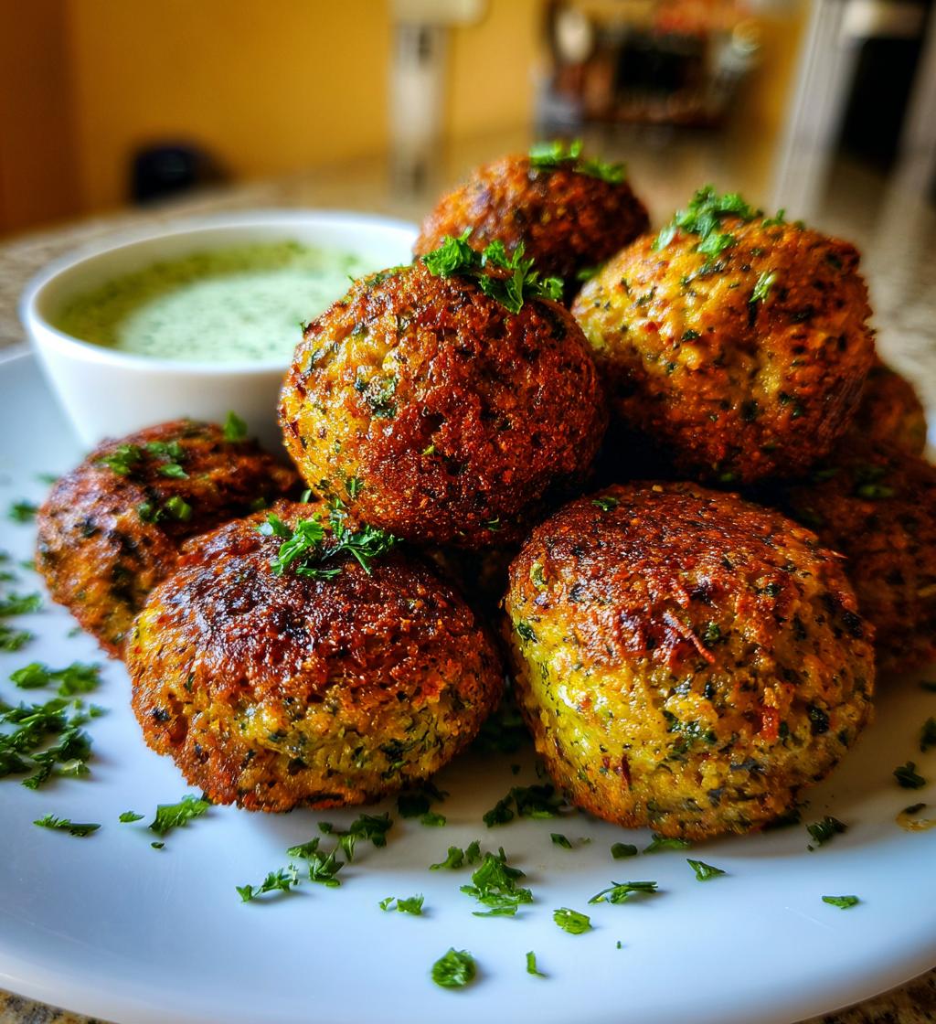 Easy Air Fryer Falafel
