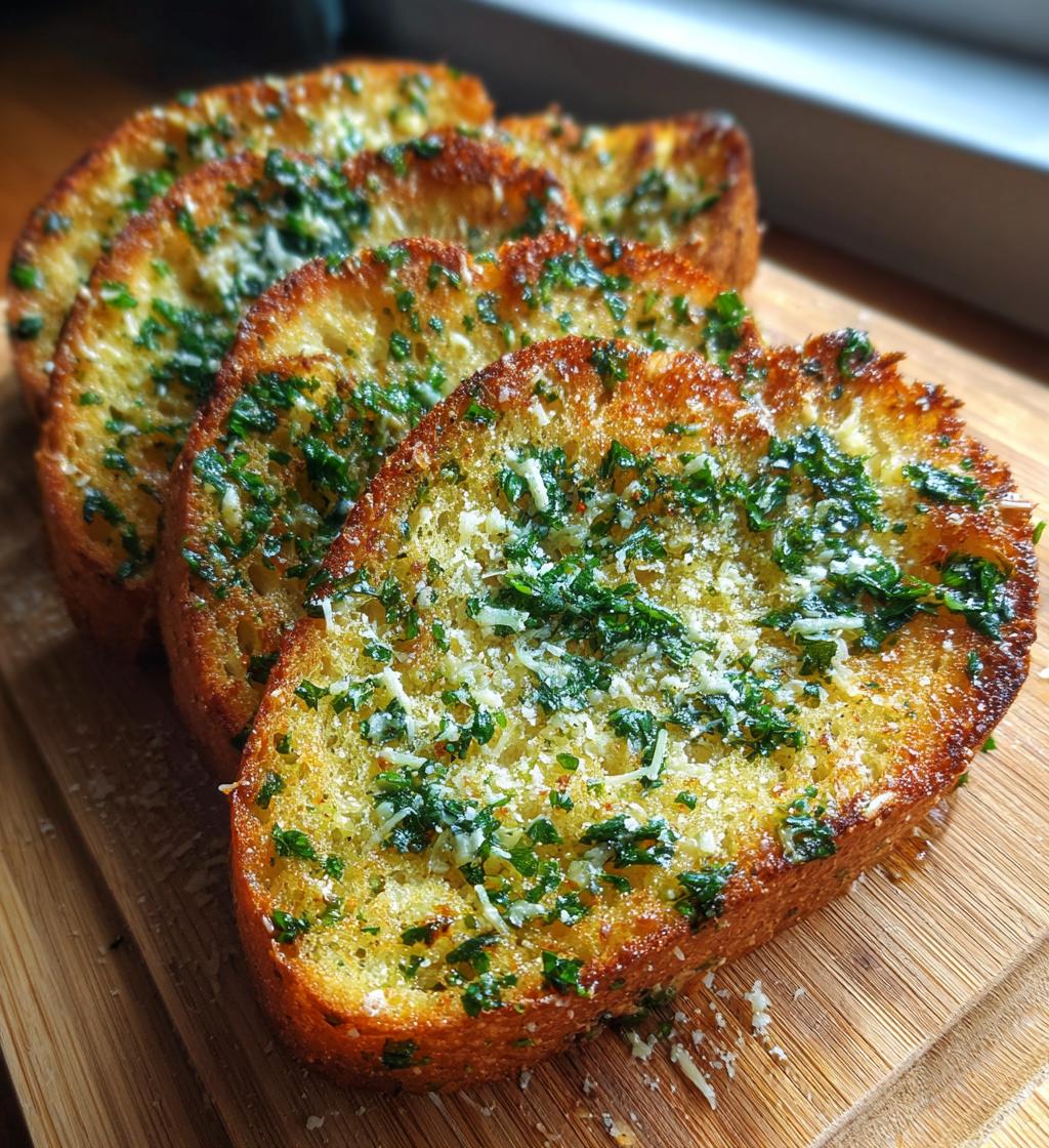 Easy Air Fryer Garlic Bread