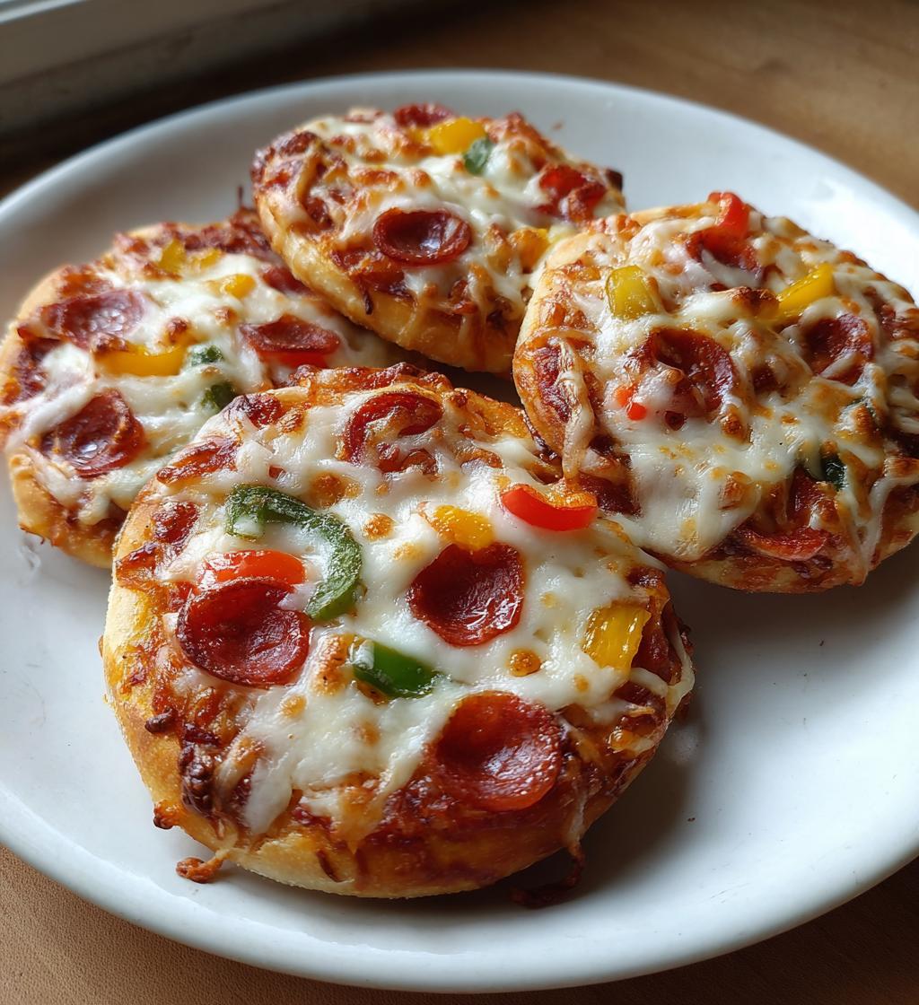 Easy Air Fryer Mini Pizzas