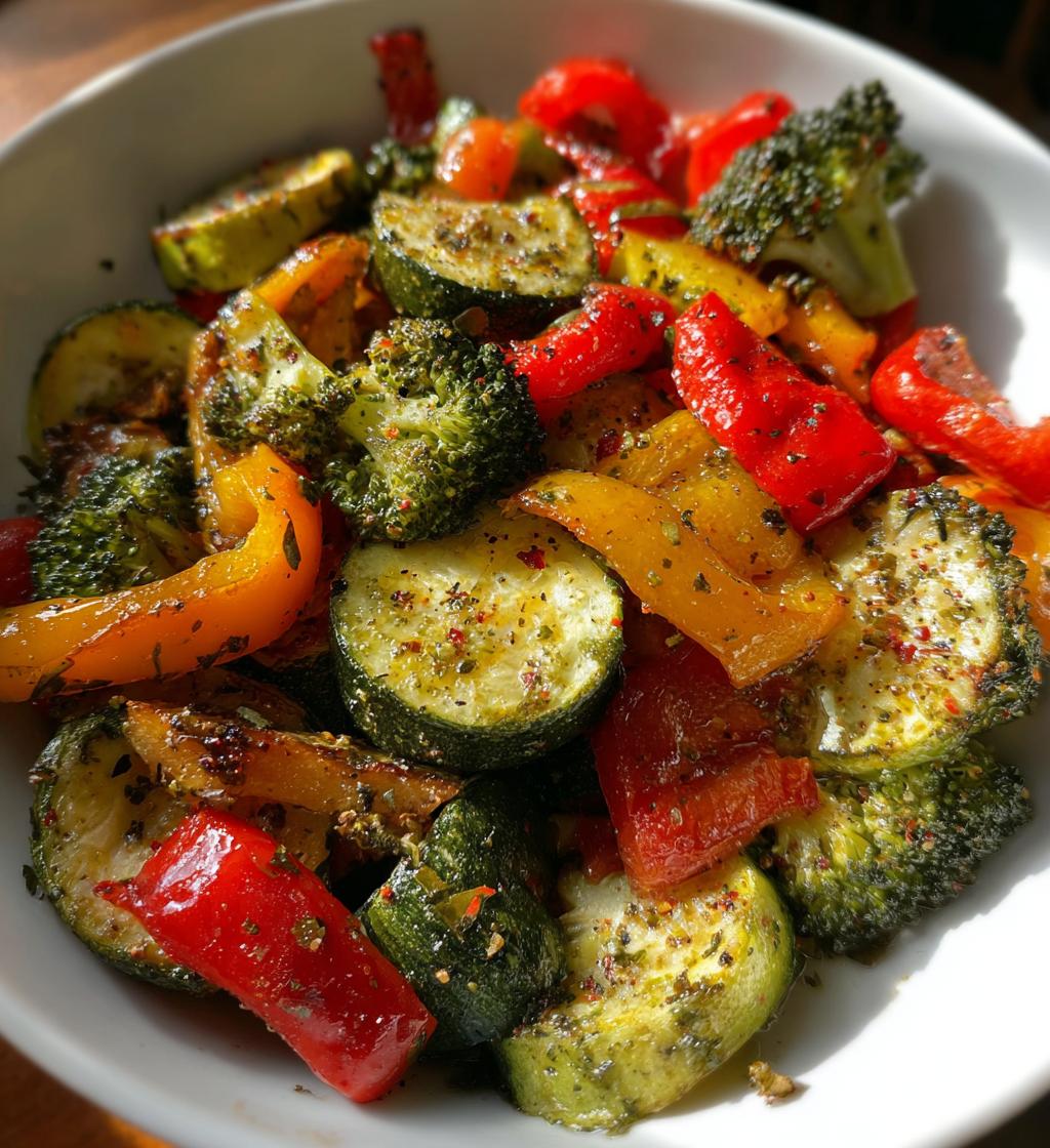 Easy Air Fryer Roasted Vegetables - detail 1