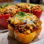 Easy Air Fryer Stuffed Peppers