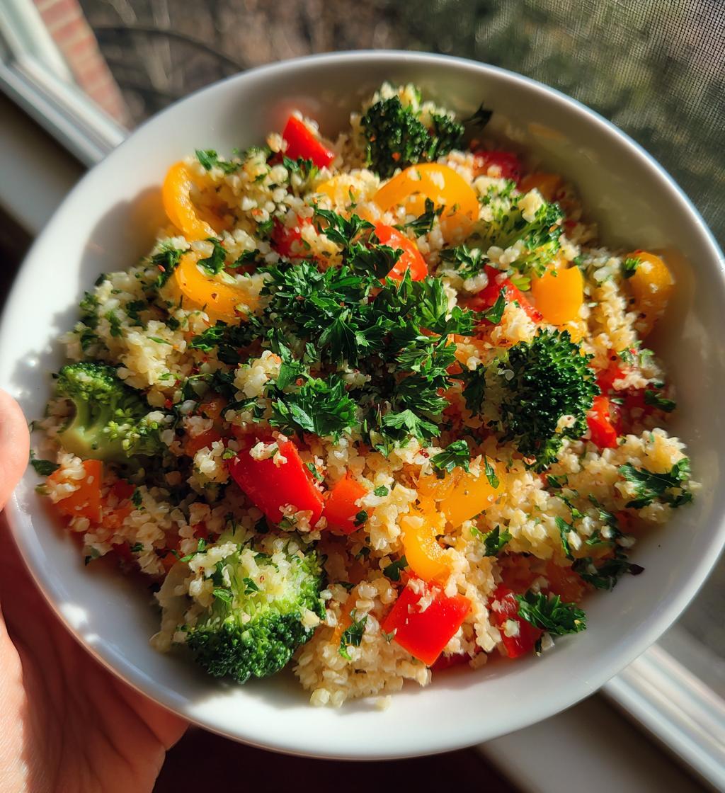 Healthy Air Fryer Cauliflower Rice Bowls - detail 1