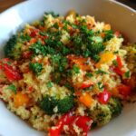 Healthy Air Fryer Cauliflower Rice Bowls