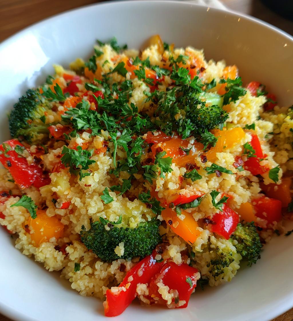 Healthy Air Fryer Cauliflower Rice Bowls