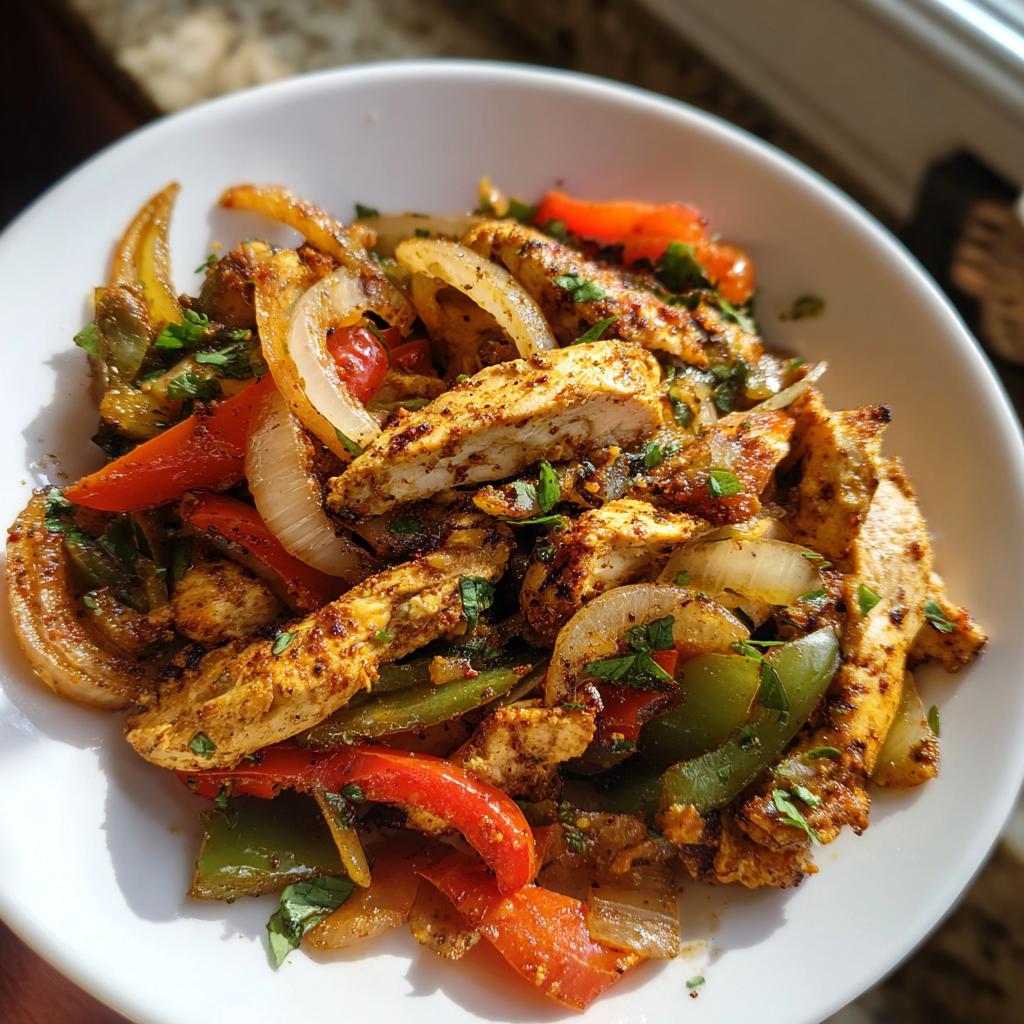 Healthy Air Fryer Chicken Fajitas - detail 1