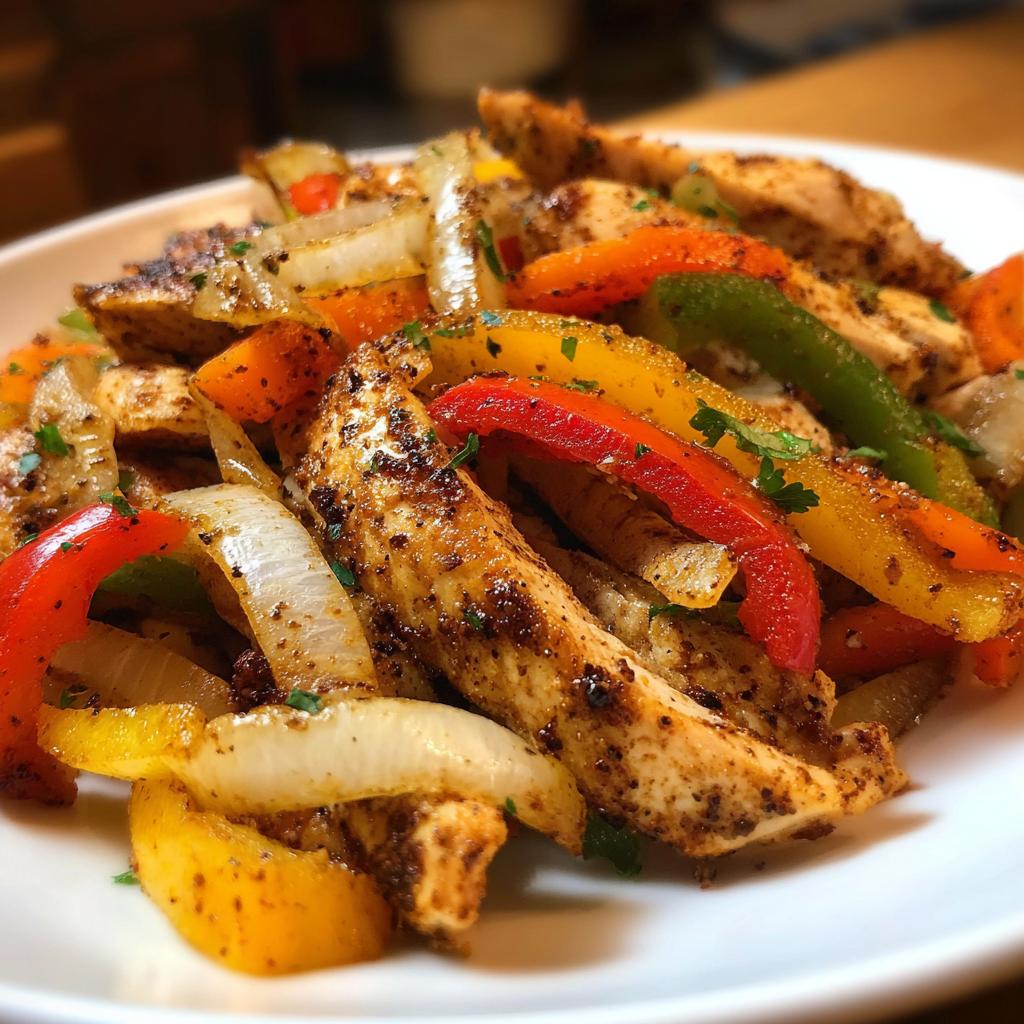 Healthy Air Fryer Chicken Fajitas
