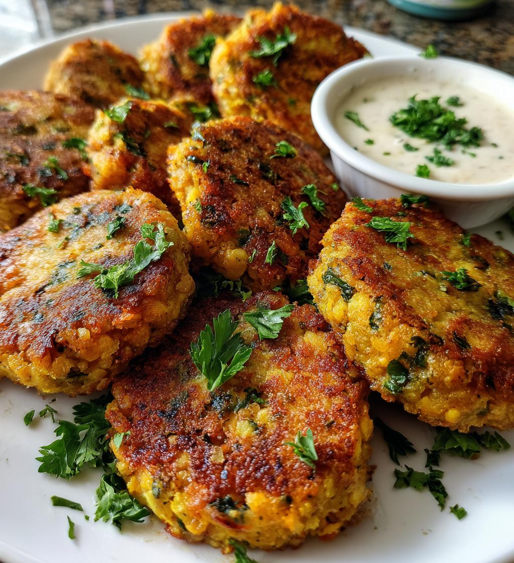 Healthy Air Fryer Chickpea Patties