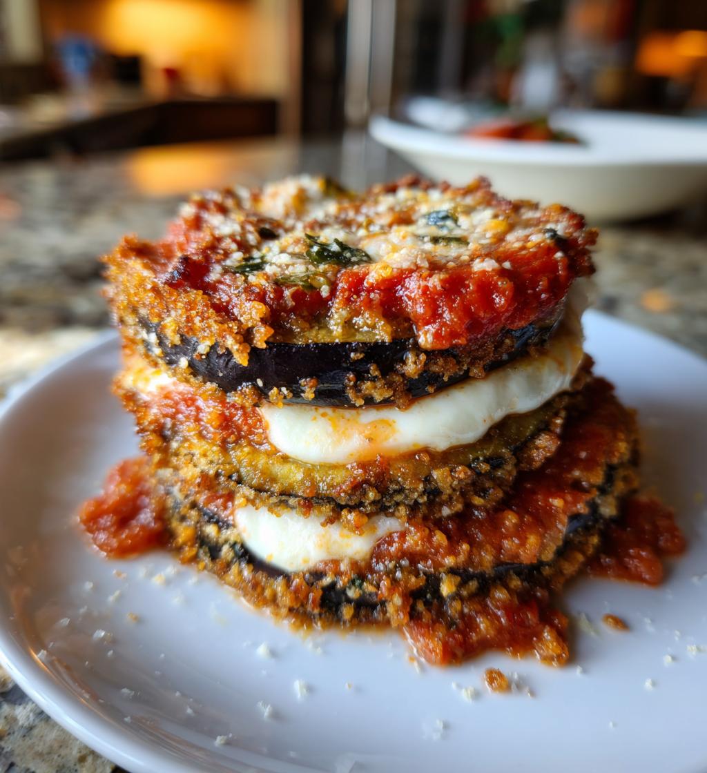 Healthy Air Fryer Eggplant Parmesan (Light) - detail 1