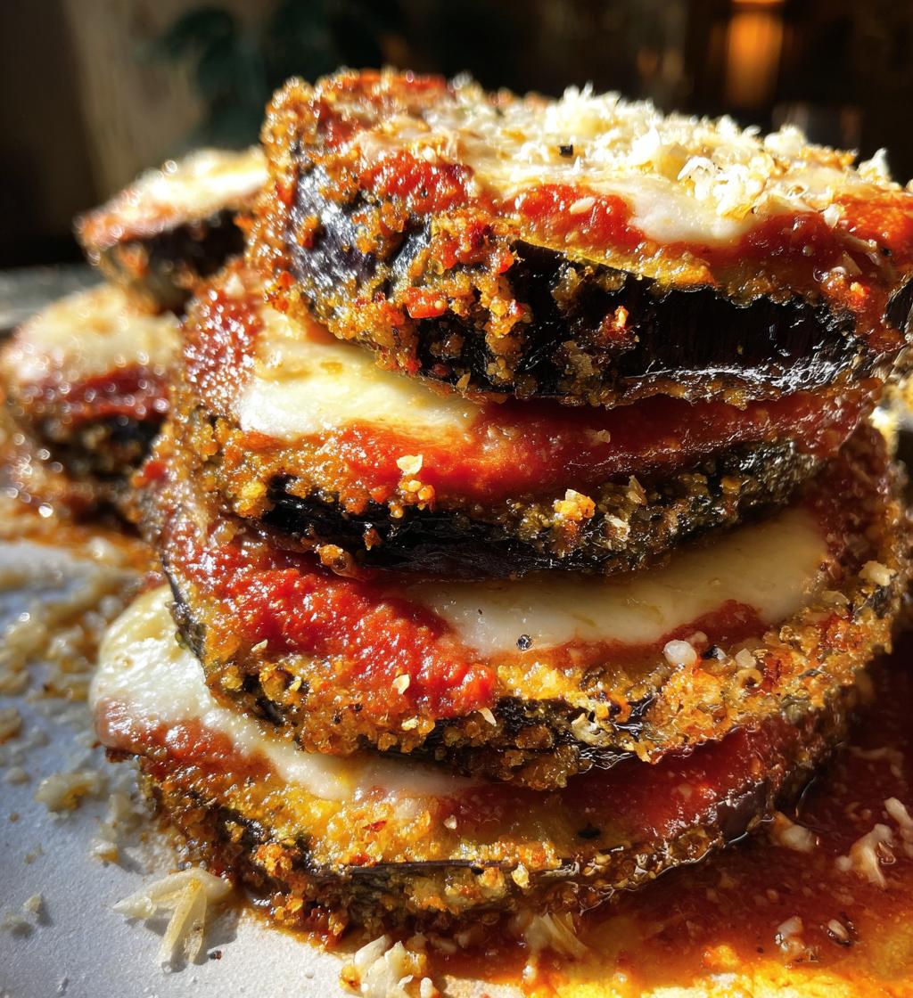 Healthy Air Fryer Eggplant Parmesan (Light)