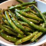Healthy Air Fryer Garlic Green Beans