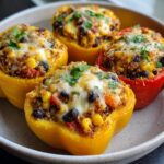 Healthy Air Fryer Stuffed Bell Peppers