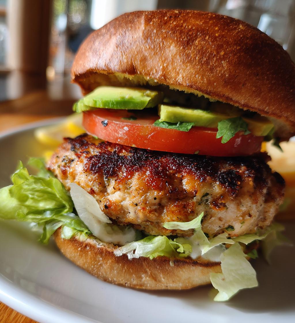 Healthy Air Fryer Turkey Burgers
