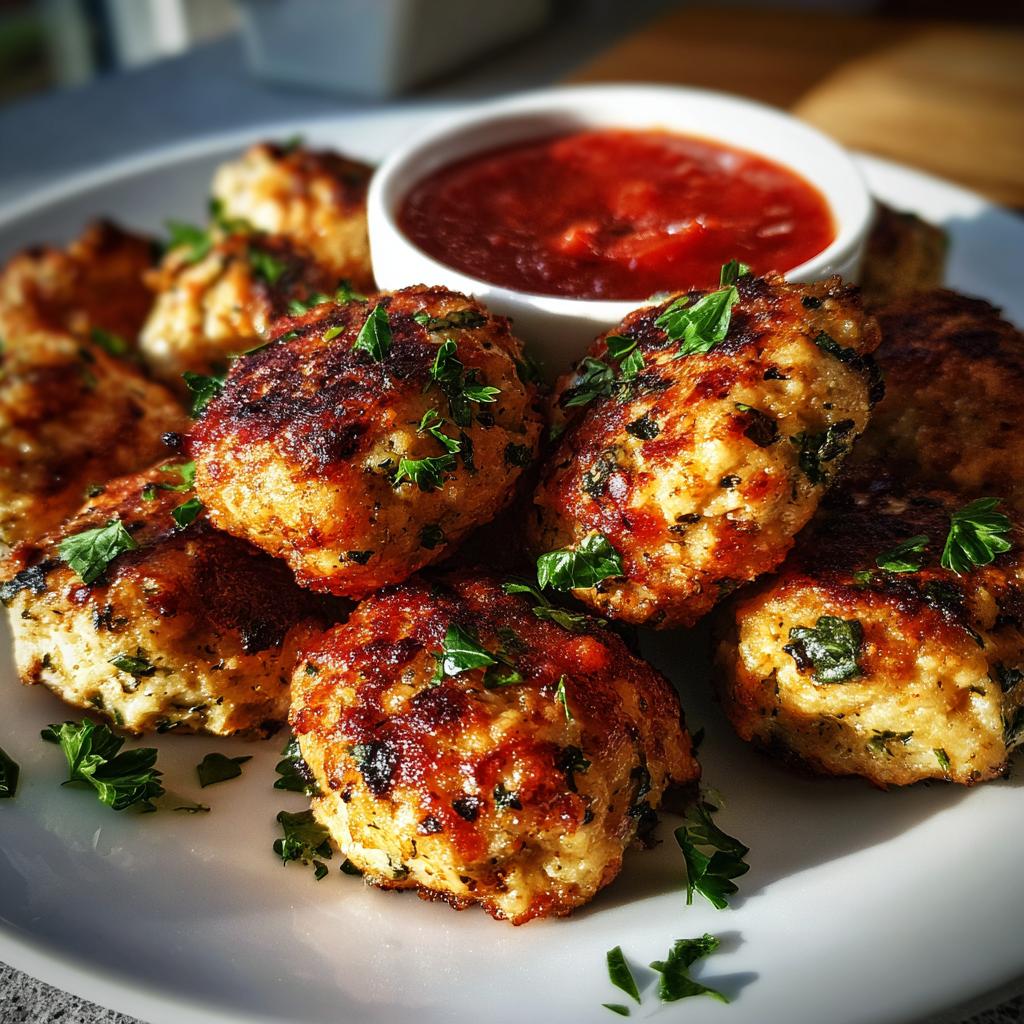 Healthy Air Fryer Turkey Meatballs - detail 1