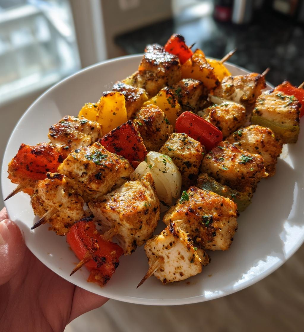 air fryer chicken skewer recipes - detail 1
