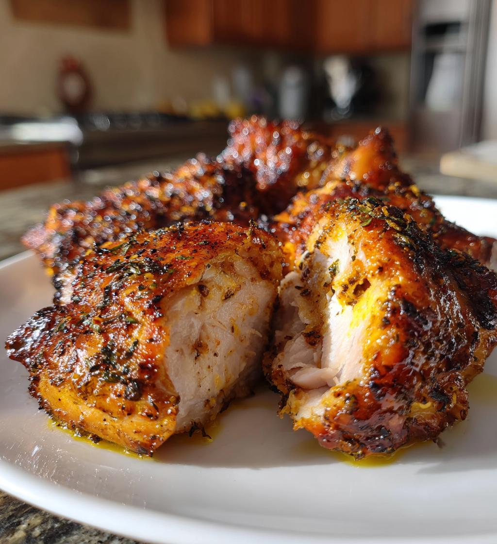 bone in skinless chicken thigh recipes air fryer