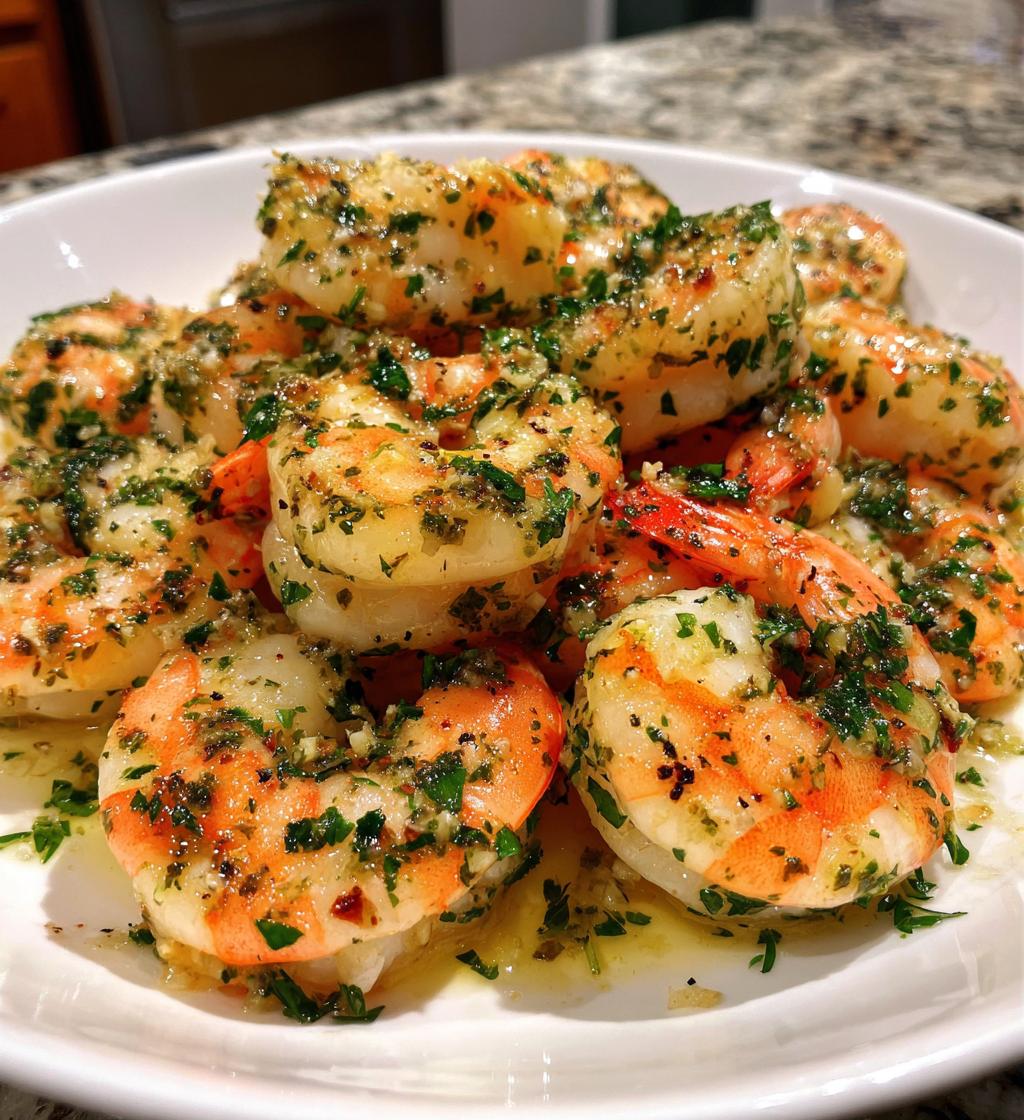15-Minute Air Fryer Shrimp Scampi