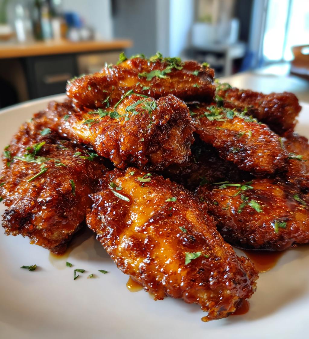 Air Fryer BBQ Chicken Wings - detail 1