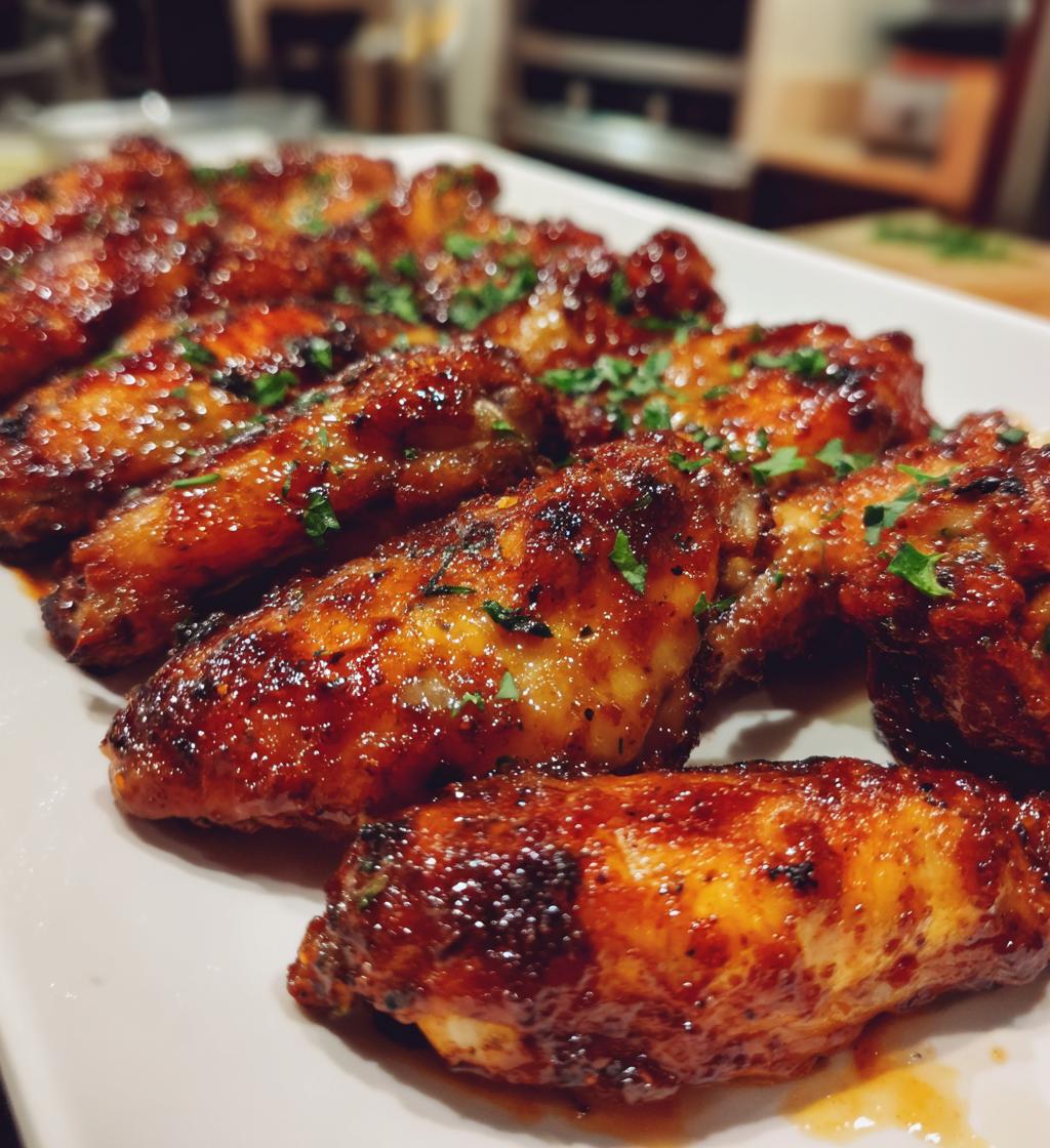 Air Fryer BBQ Chicken Wings