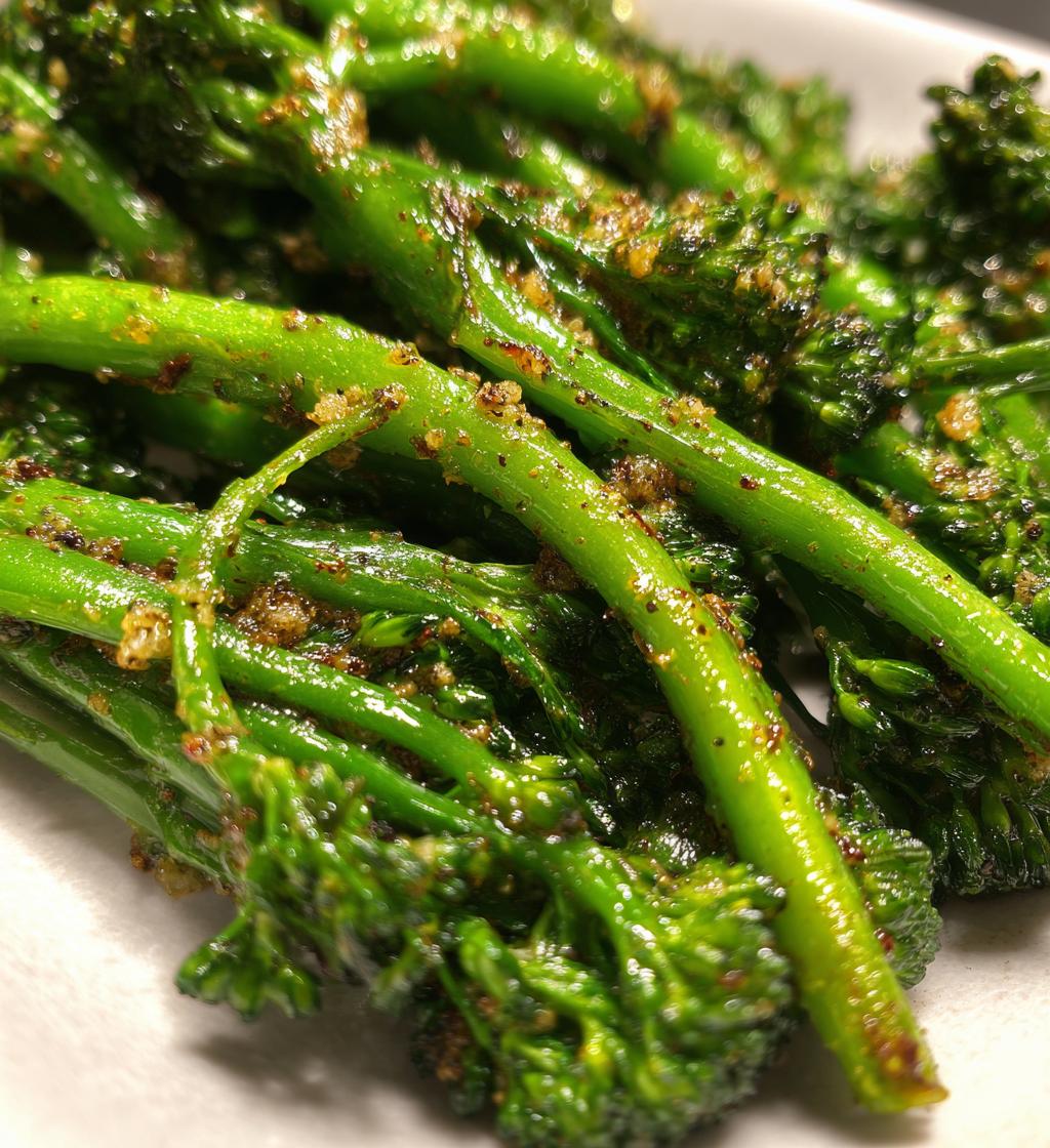 Air Fryer Broccolini - detail 1