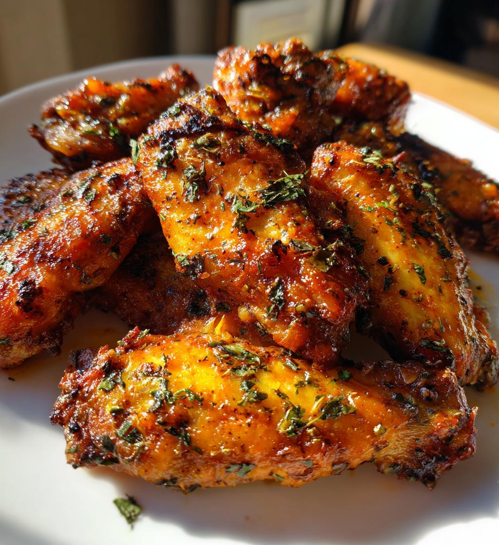 Air Fryer Caribbean Rum Wings - detail 1