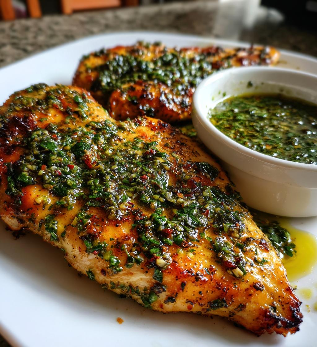 Air Fryer Chimichurri Chicken Breast - detail 1