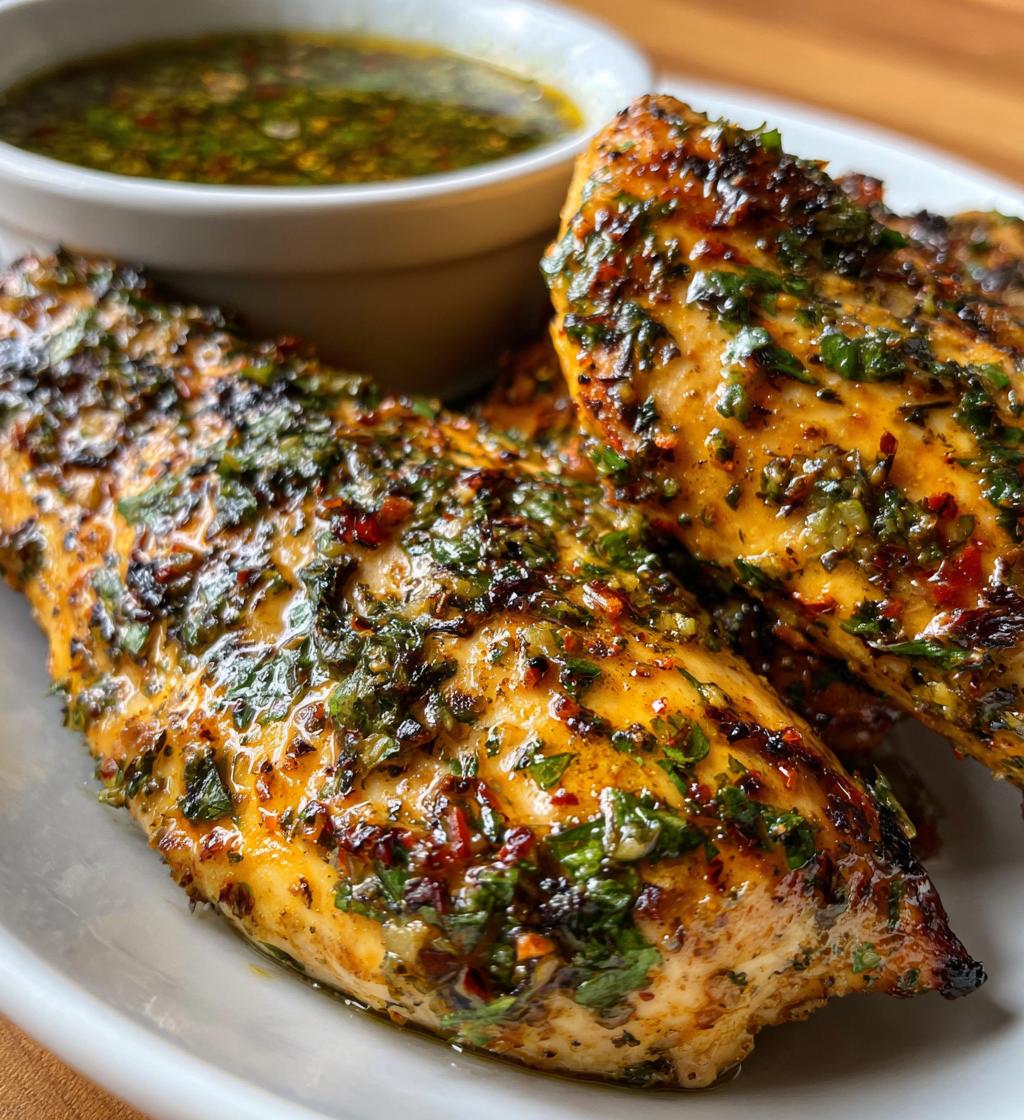 Air Fryer Chimichurri Chicken Breast