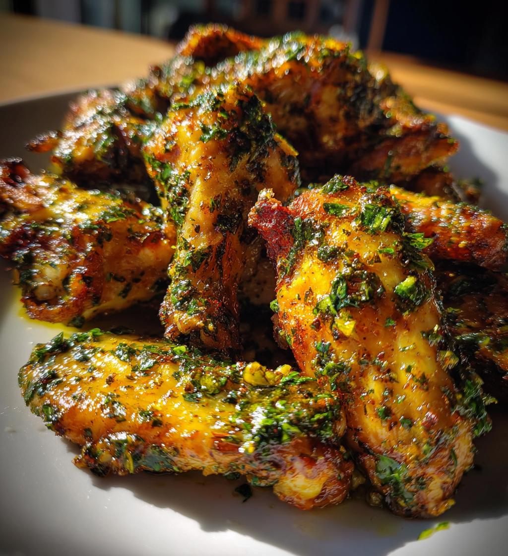 Air Fryer Chimichurri Wings - detail 1