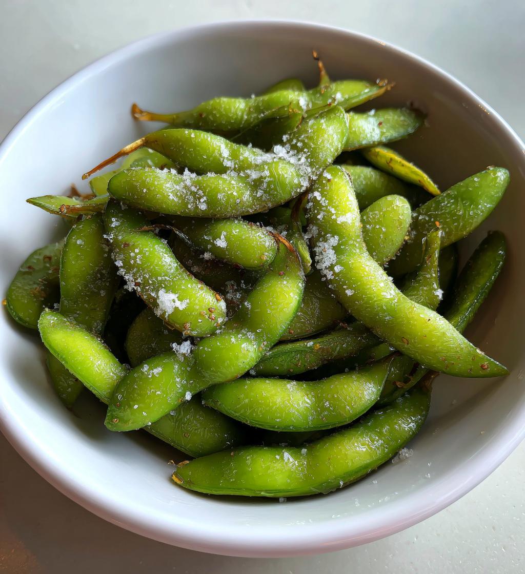 Air Fryer Edamame (with Sea Salt)