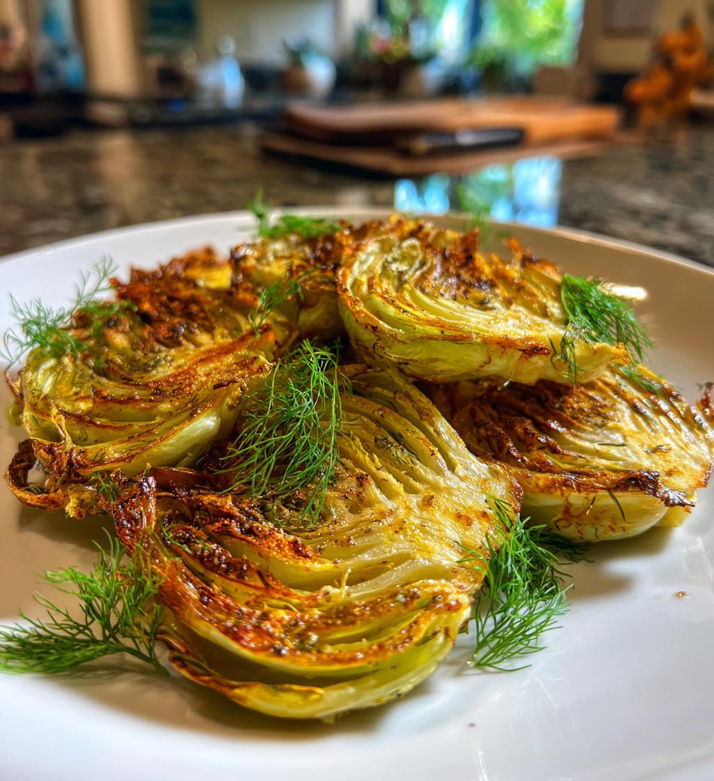 Air Fryer Fennel Slices - detail 1
