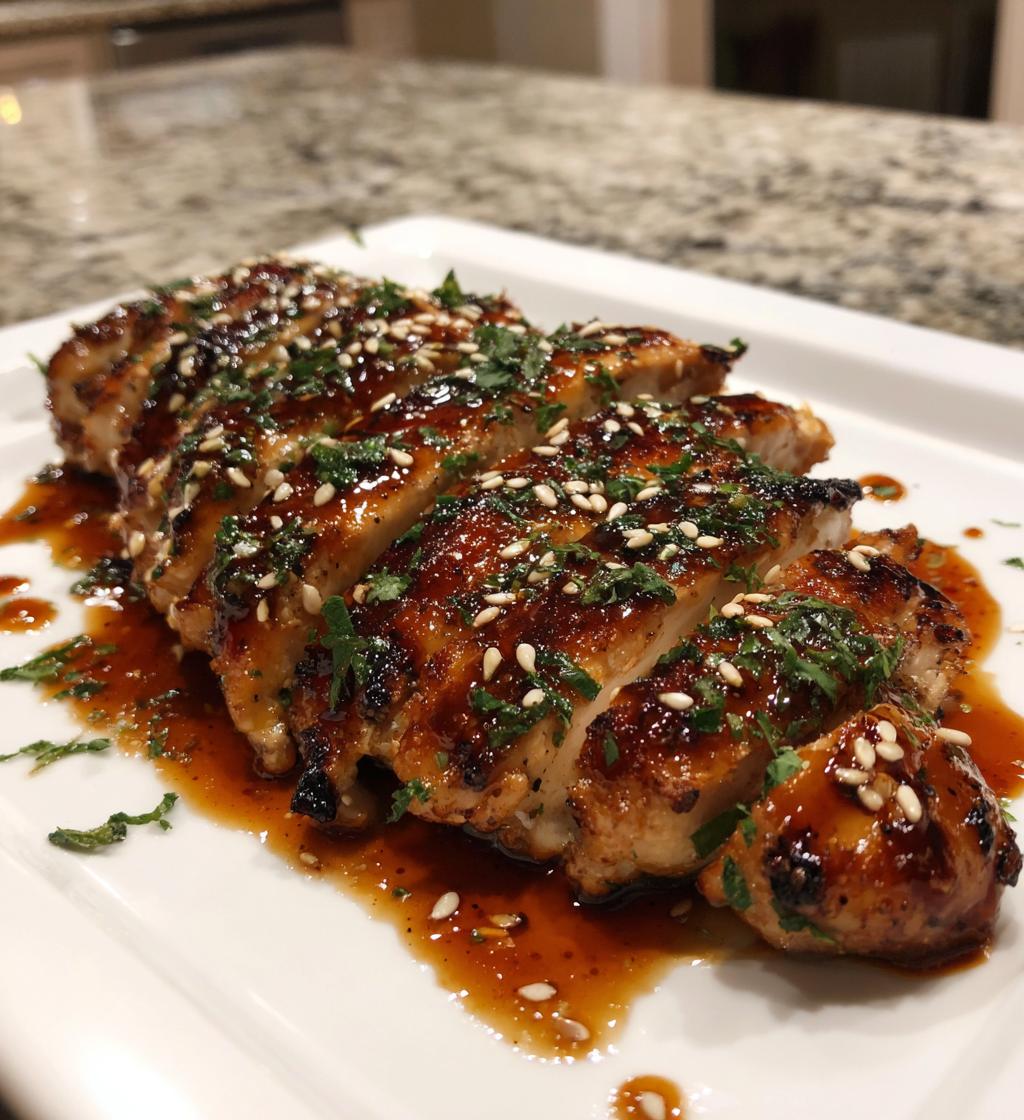 Air Fryer Ginger Soy Chicken Breast
