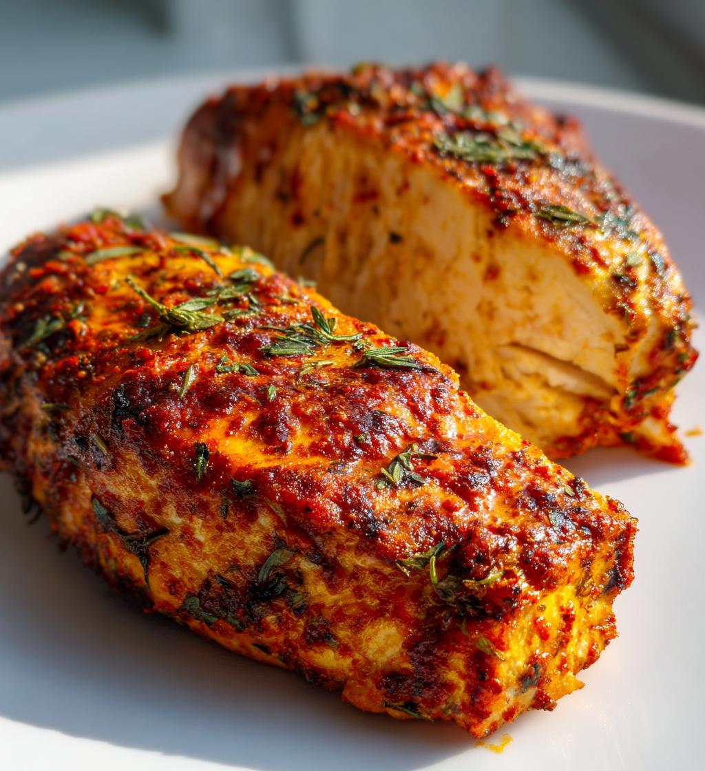 Air Fryer Harissa Chicken Breast