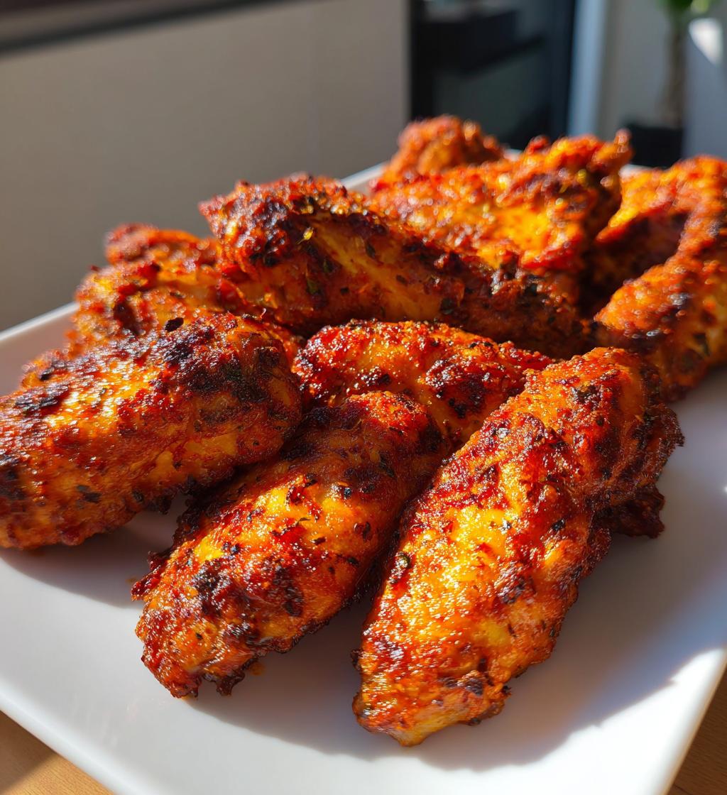 Air Fryer Harissa Chicken Wings - detail 1