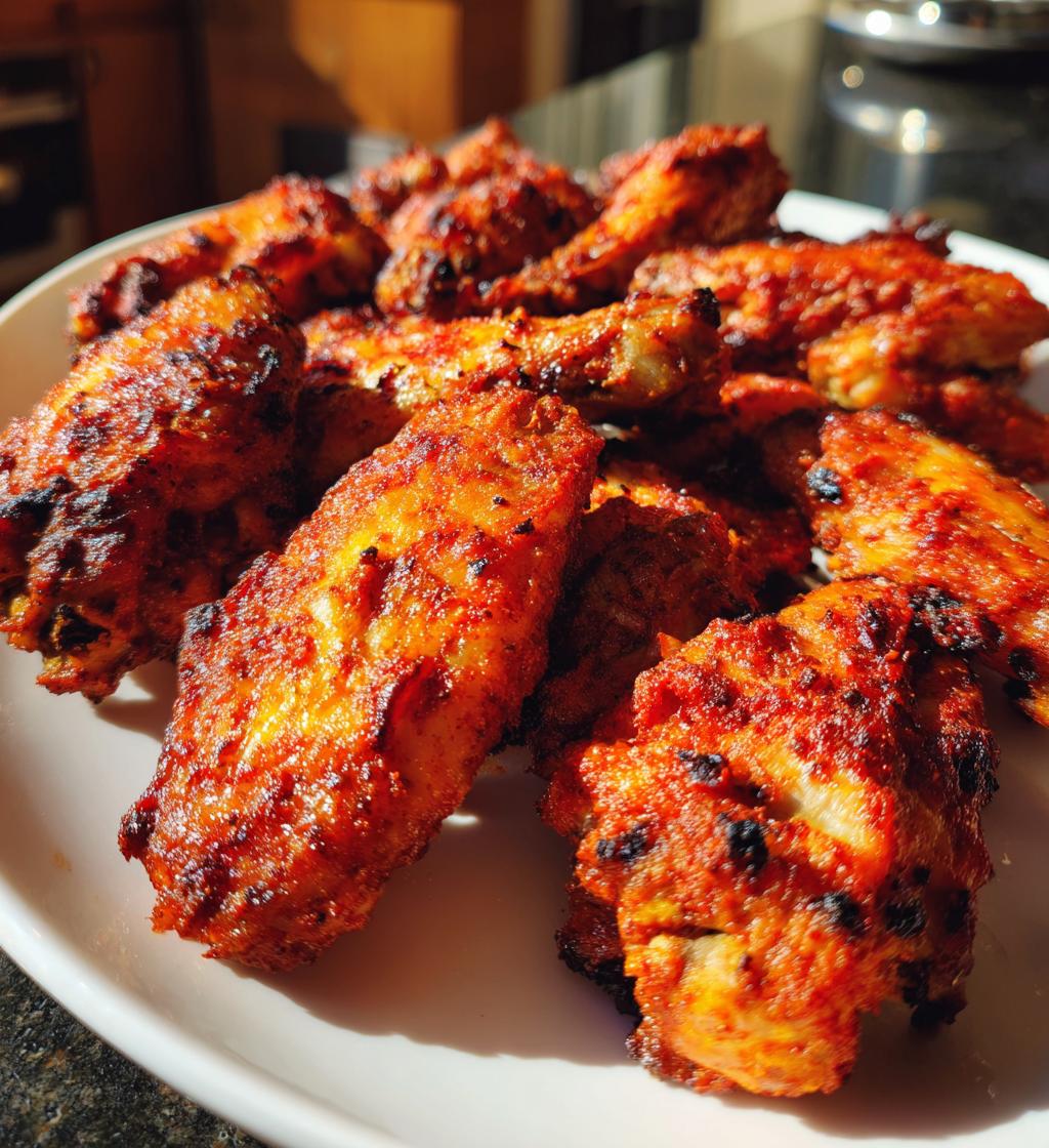 Air Fryer Harissa Chicken Wings