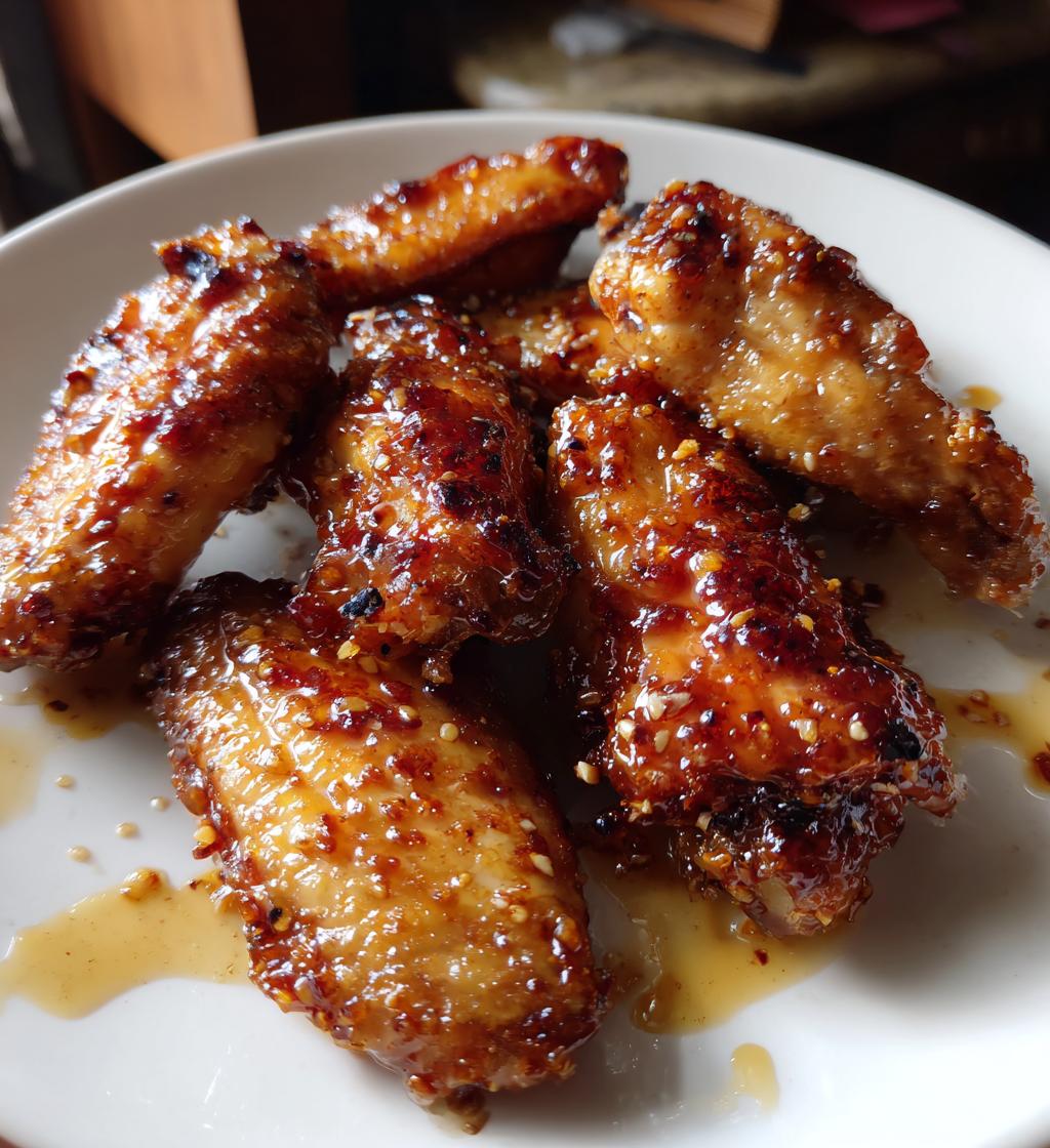 Air Fryer Honey Garlic Wings - detail 1