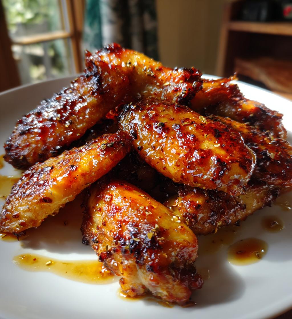Air Fryer Honey Garlic Wings