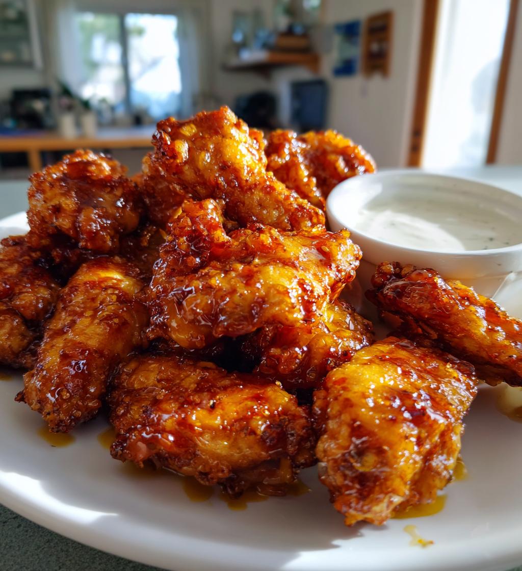 Air Fryer Hot Honey Wings - detail 1