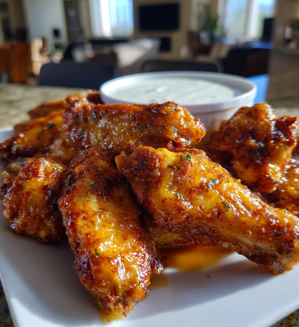 Air Fryer Hot Honey Wings