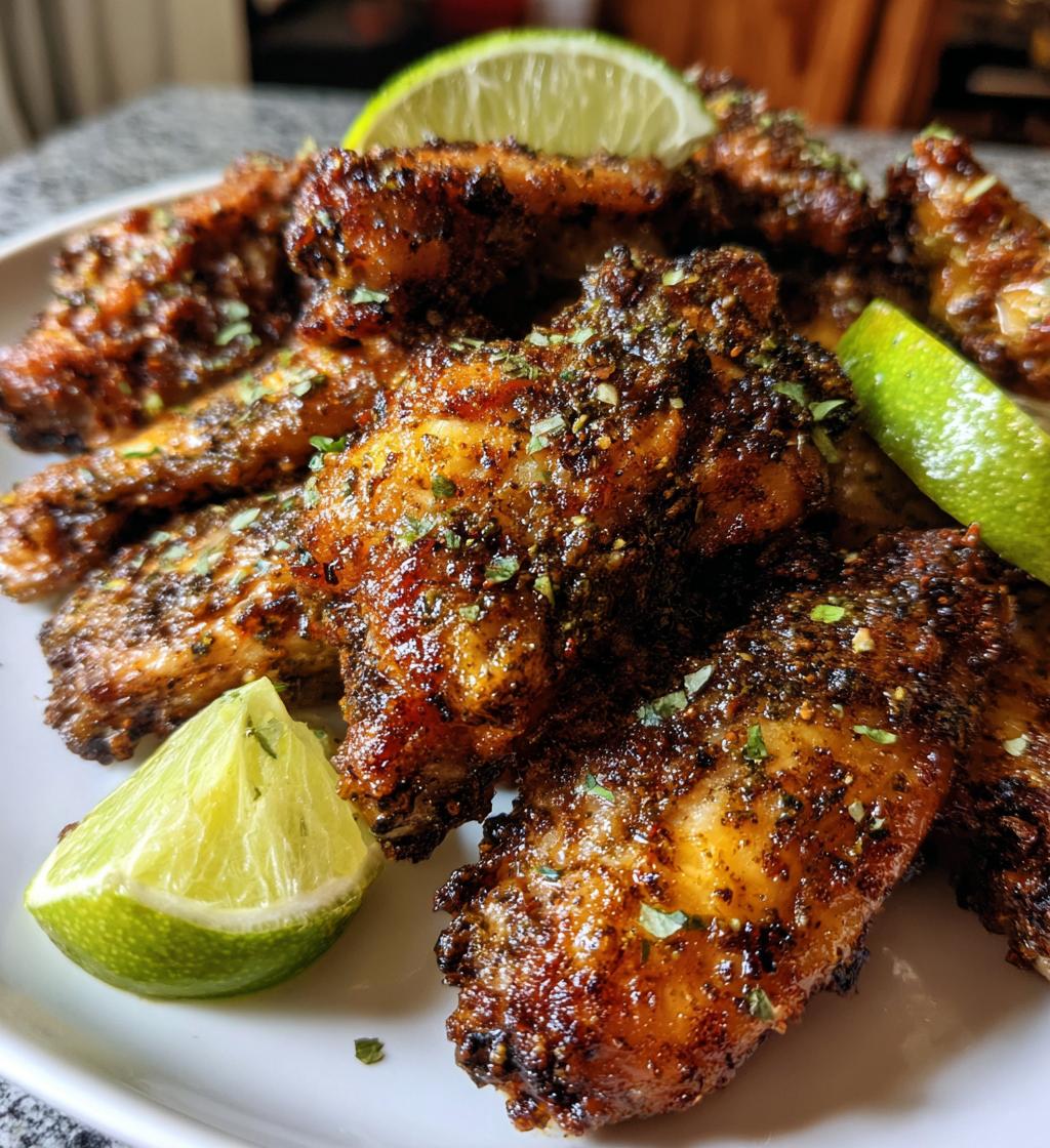 Air Fryer Jamaican Jerk Wings - detail 1