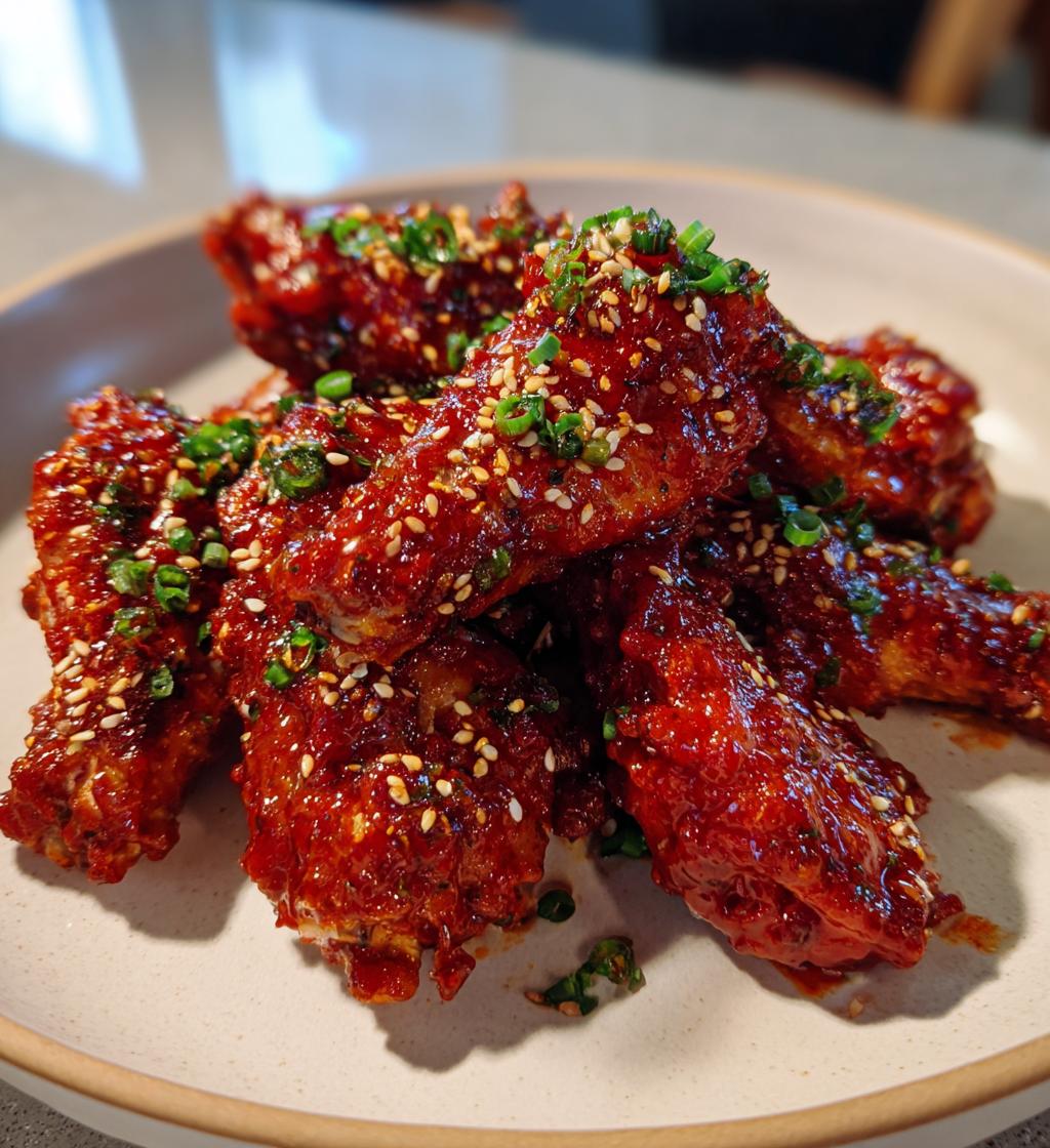 Air Fryer Korean Gochujang Wings - detail 1