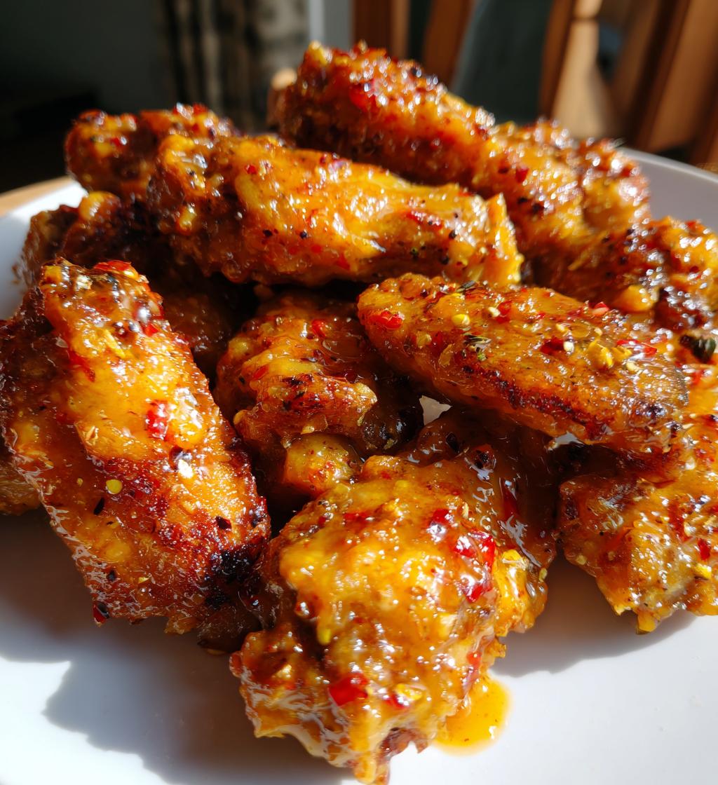 Air Fryer Mango Habanero Wings