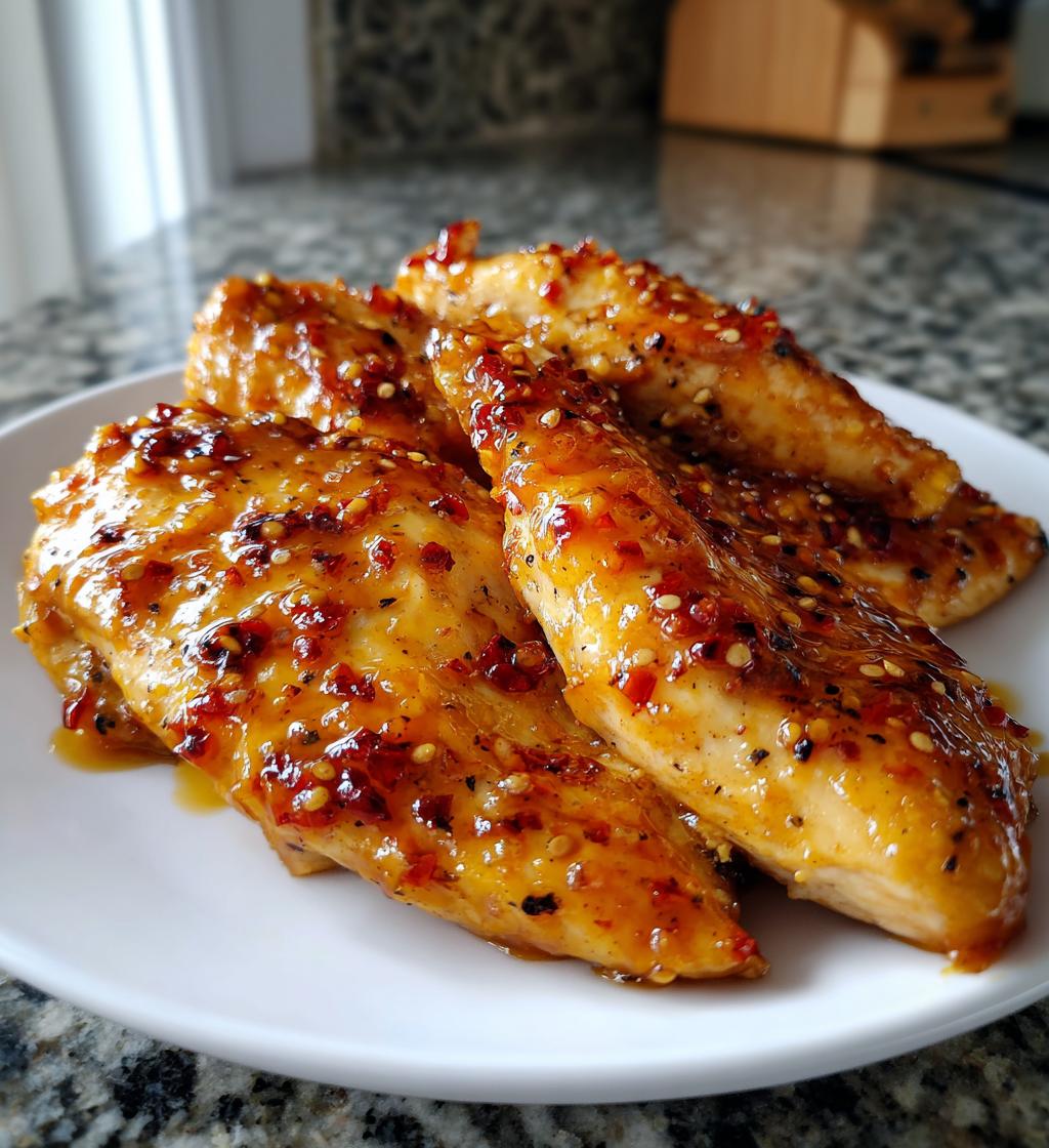 Air Fryer Peach Glazed Chicken Breast - detail 1