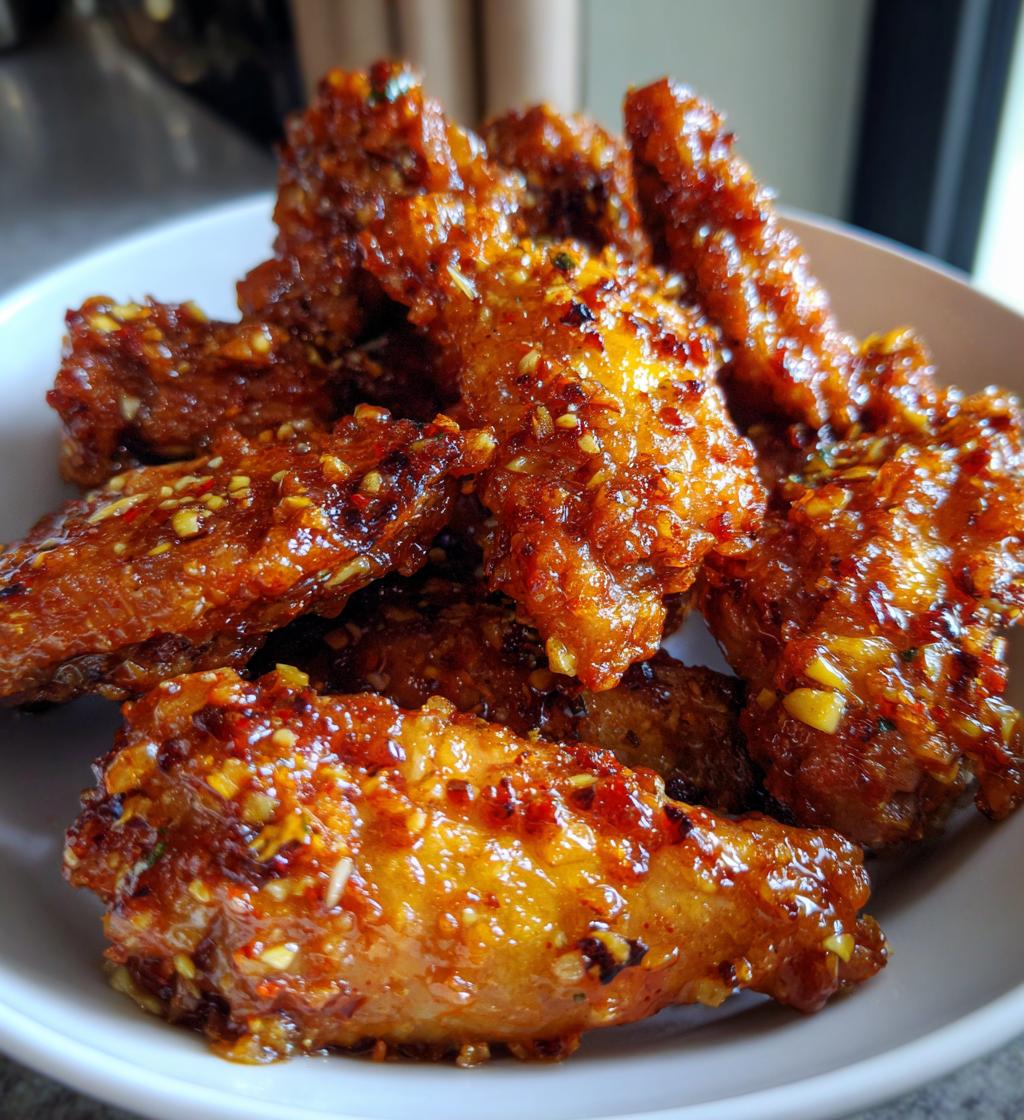 Air Fryer Pineapple Glazed Wings - detail 1