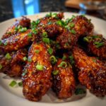 Air Fryer Sticky Soy Garlic Wings