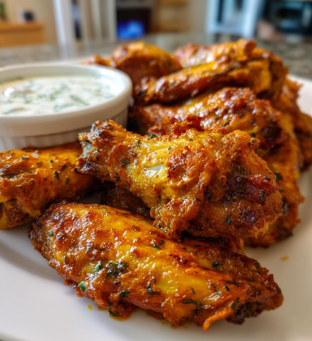 Air Fryer Tandoori Chicken Wings