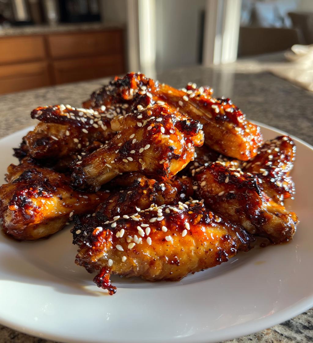 Air Fryer Teriyaki Chicken Wings - detail 1