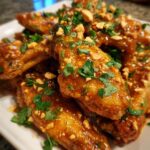 Air Fryer Thai Peanut Wings