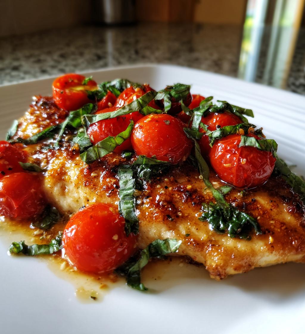 Air Fryer Tomato Basil Chicken Breast - detail 1