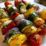 Air Fryer Veggie Skewers