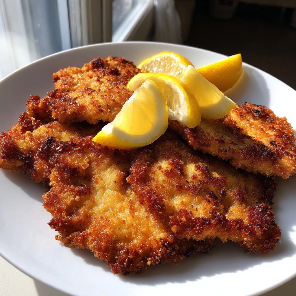 Austrian Schnitzel (with Chicken) - detail 1